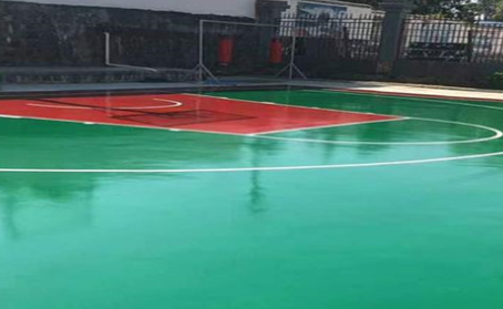 汕头篮球场翻新地面